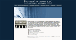 Desktop Screenshot of focusedinvestors.com